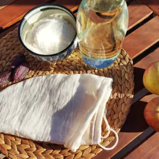 Bolsa para leches vegetales de algodón orgánico